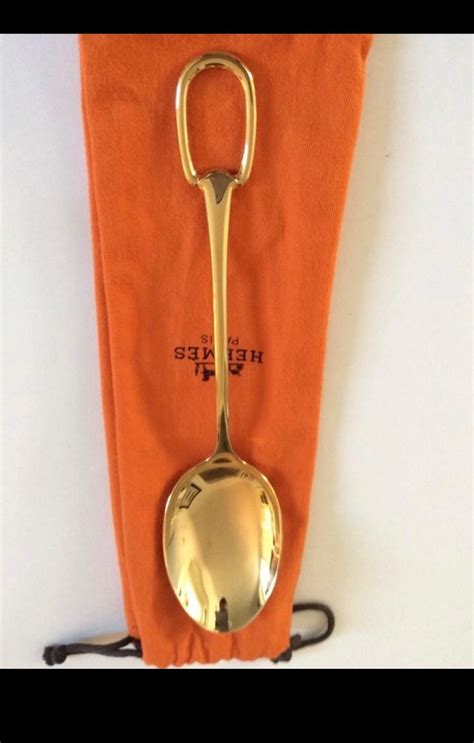 hermes gold plated spoon|Hermes mugs online.